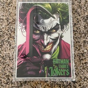 Agora Batman Three Jokers Poster with Green and Purple Accents